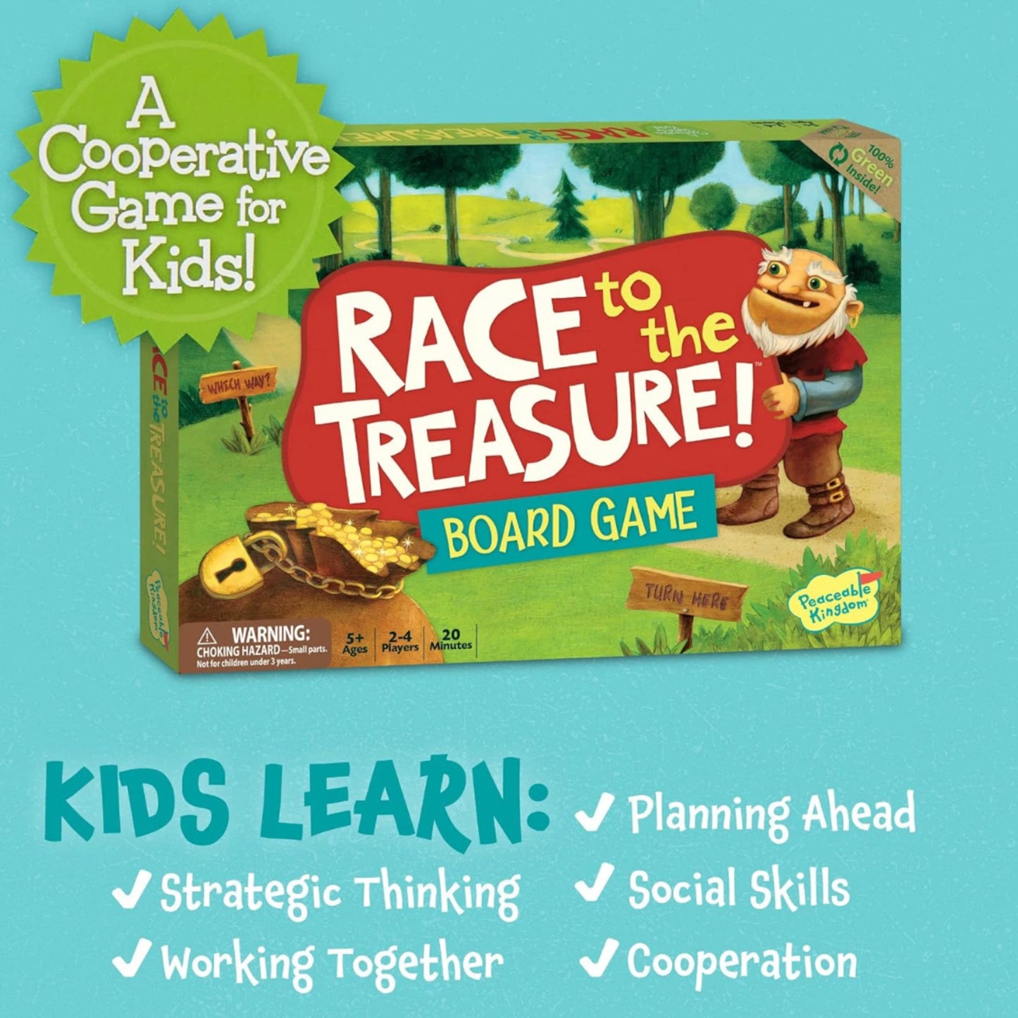 Race to the Treasure | Kids Board Game | Mindware - Alder & Alouette