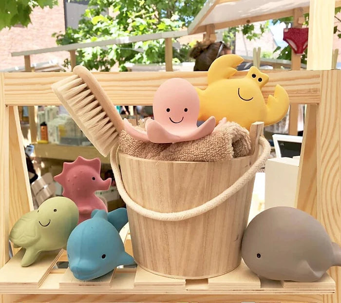 Octopus Bath Toy, Teether,  Pretend Play Toy — Alder & Alouette