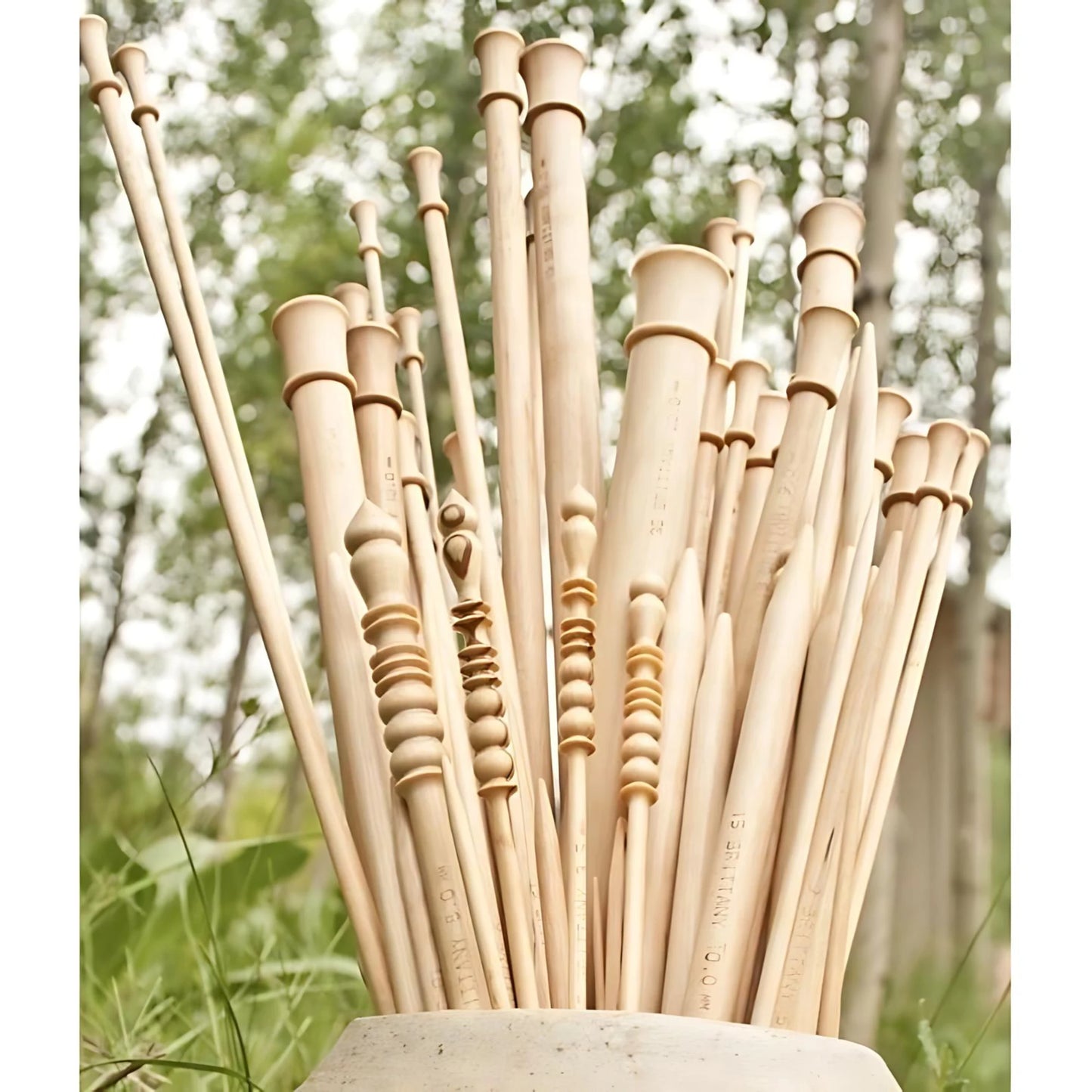 Brittany Birch Wood Crochet Hooks - Alder & Alouette