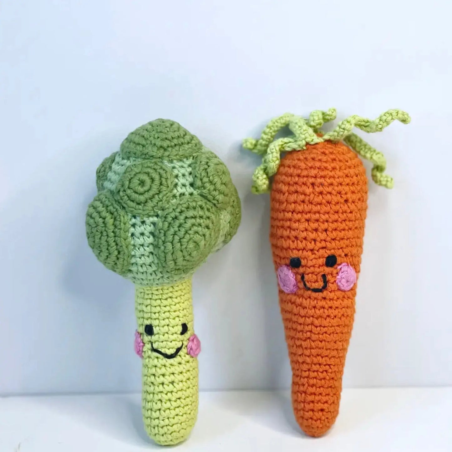 Handmade Carrot Baby Toy Rattle – Pretend Play  | Alder & Alouette