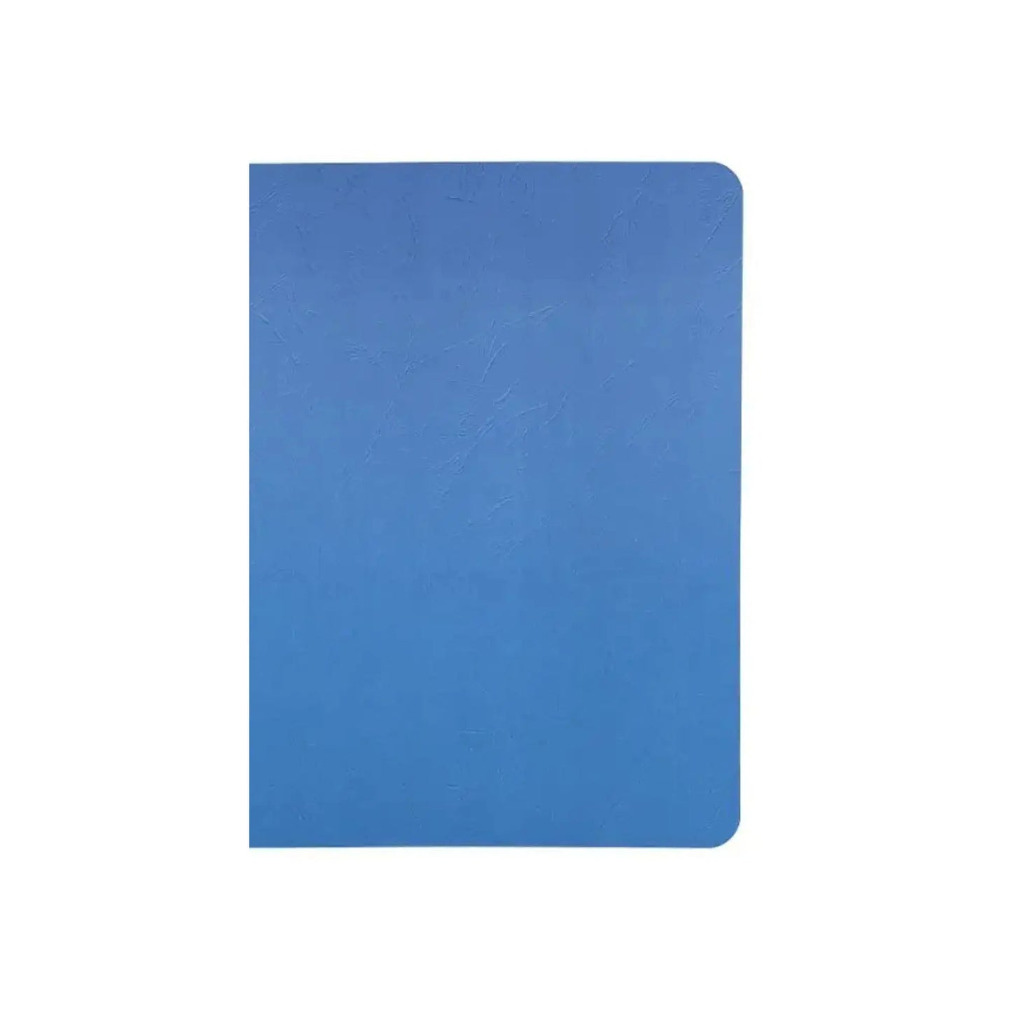 Blue Waldorf Main Lesson Book Cover on white background