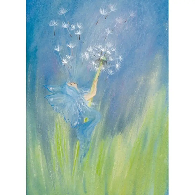 Marjan van Zeyl Postcards, Fairy Blowing Dandelion  - Alder & Alouette