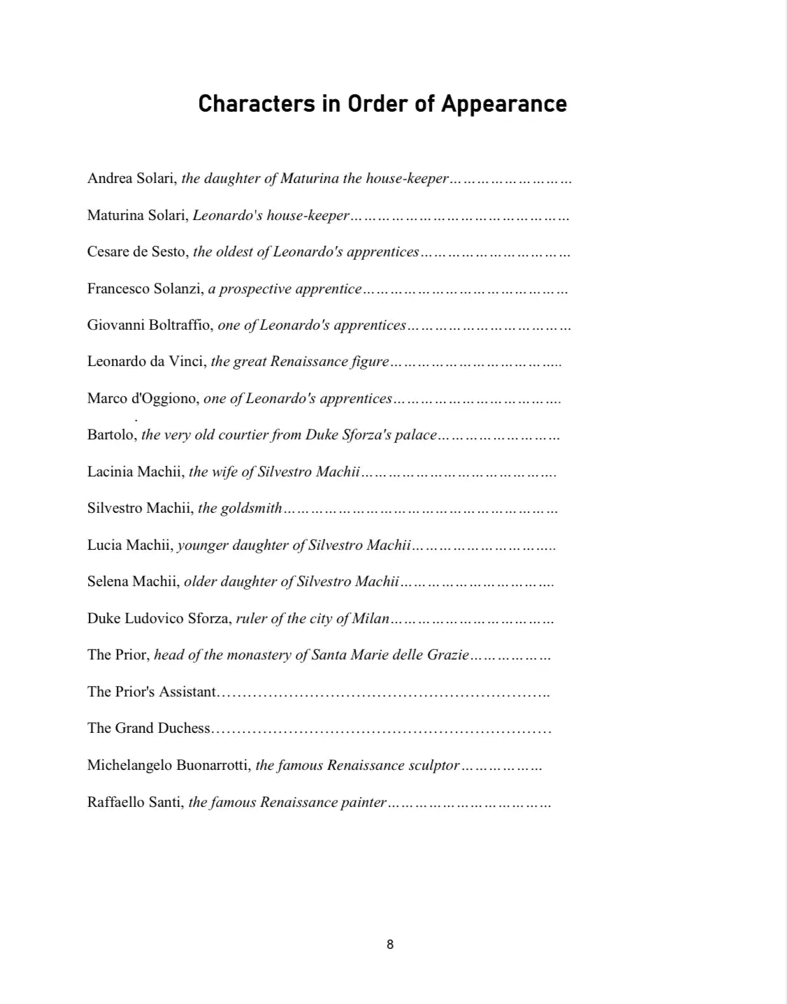 The Duchess’ Bath: Two Hilarious Days in the Life of Leonardo da Vinci by Colin Price