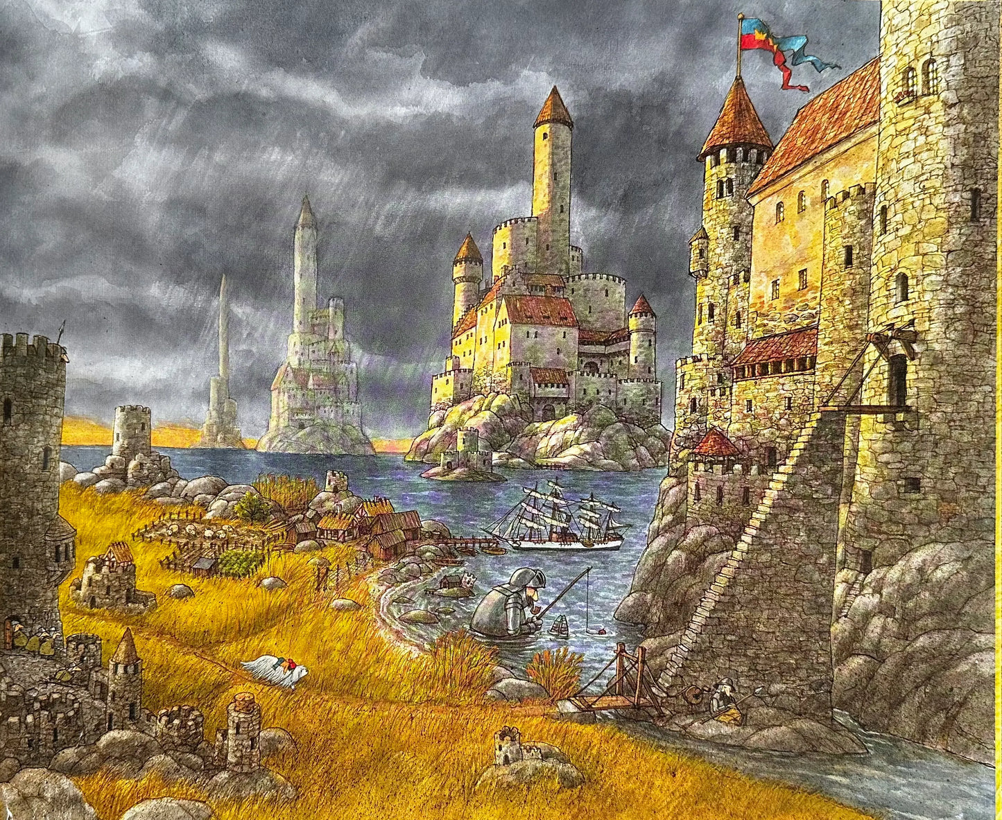 The Dog Walk, Wordless Picture Book, Sven Nordqvist - Alder & Alouette