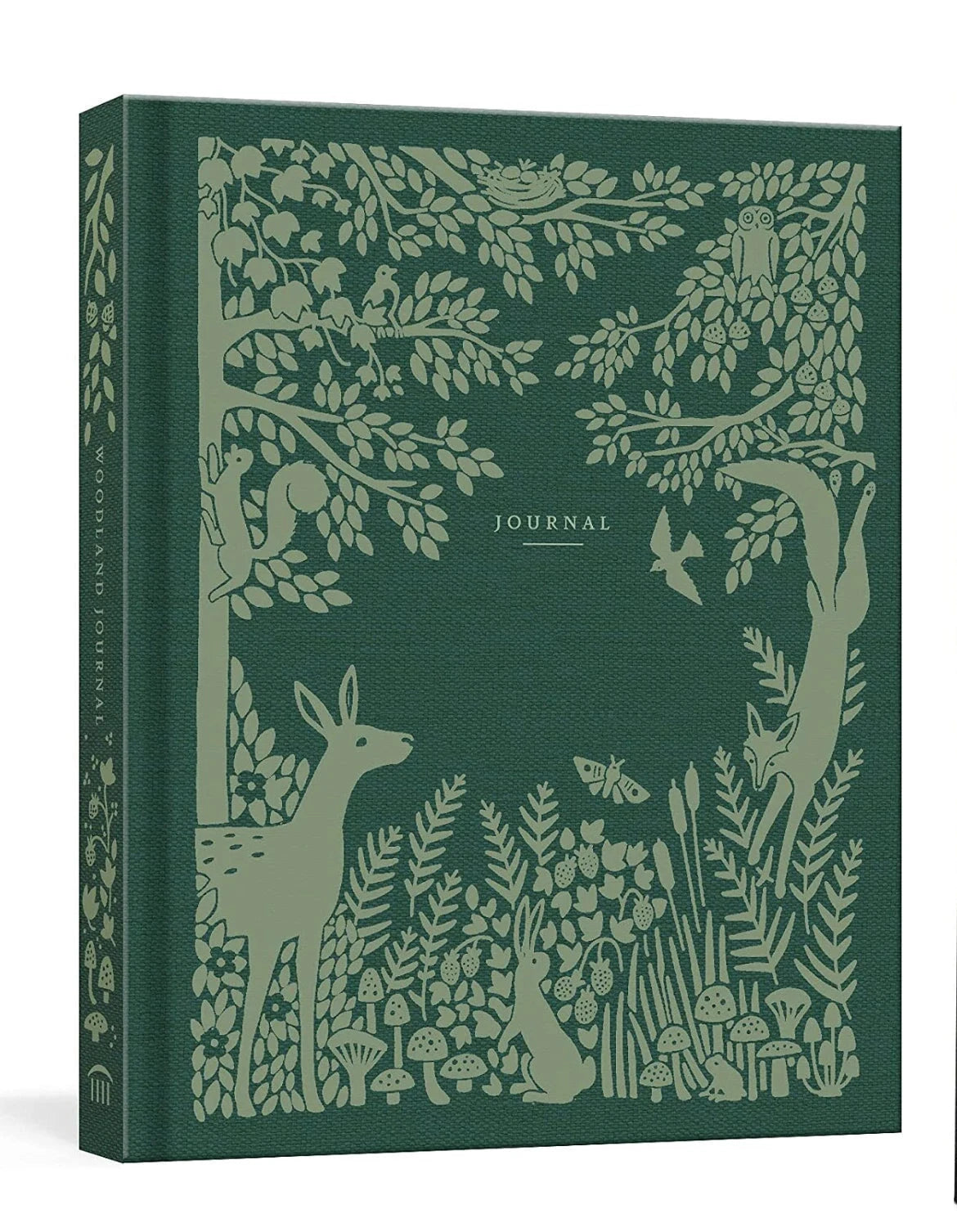 Woodland Cloth Journal, Lined w/ Illustrations - Alder & Alouette