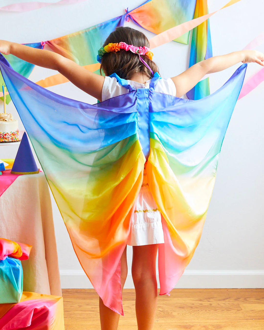 Silk Fairy Wings for Dress Up Pretend Play - Alder & Alouette