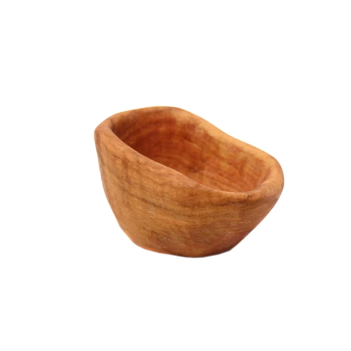 Hand-Carved Olive Wood Scoop Bowl with or without Handle – Sensory Bin Scoop