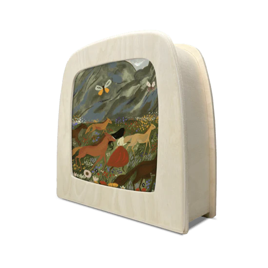 Toverlux “Wild Spring” Silhouette – A Magic Lamp Plate by Tijana Draws