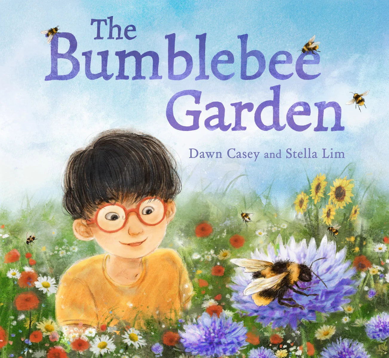 Book cover from The Bumblebee Garden by Dawn Casey and Stella Lim