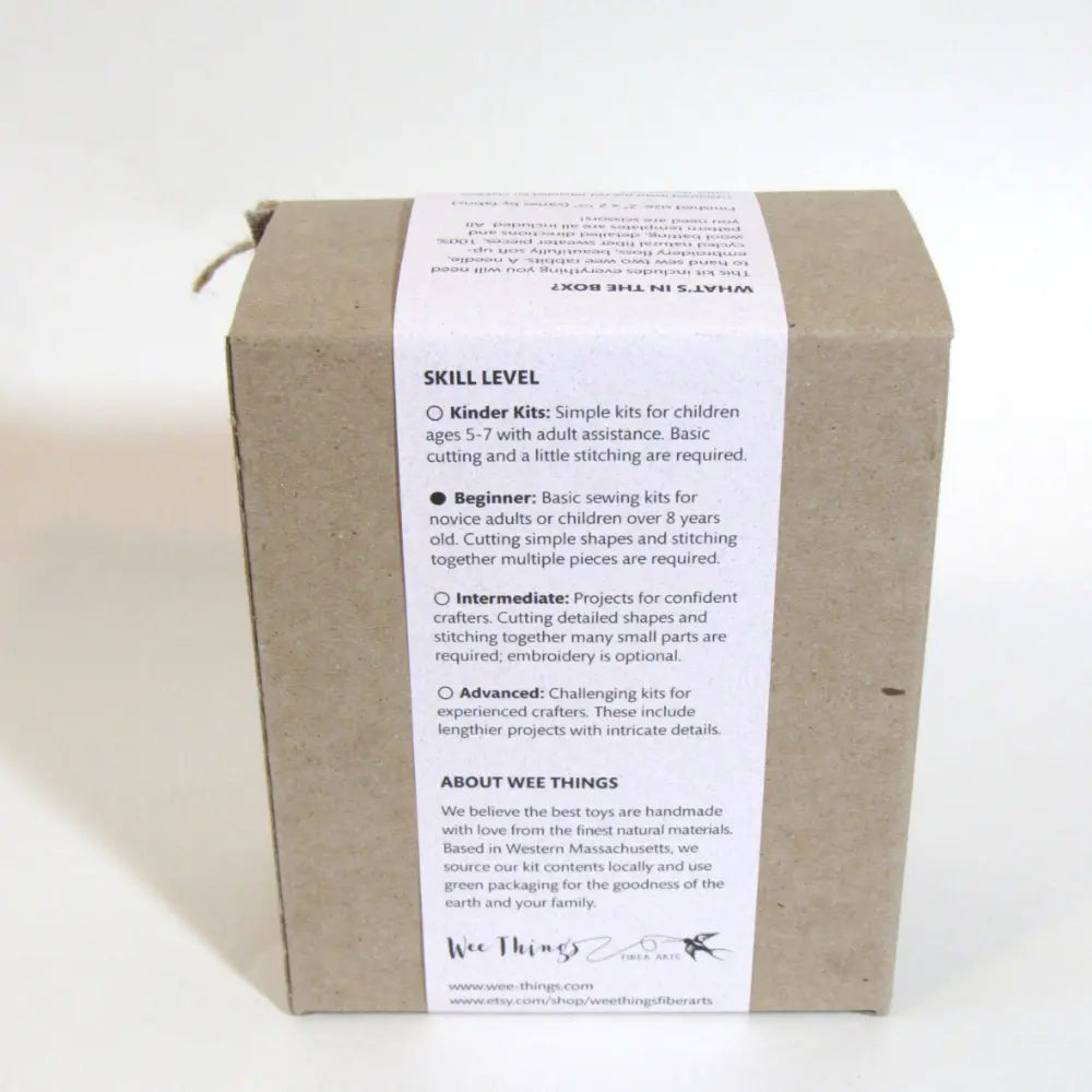 Cardboard box with a label on a white background