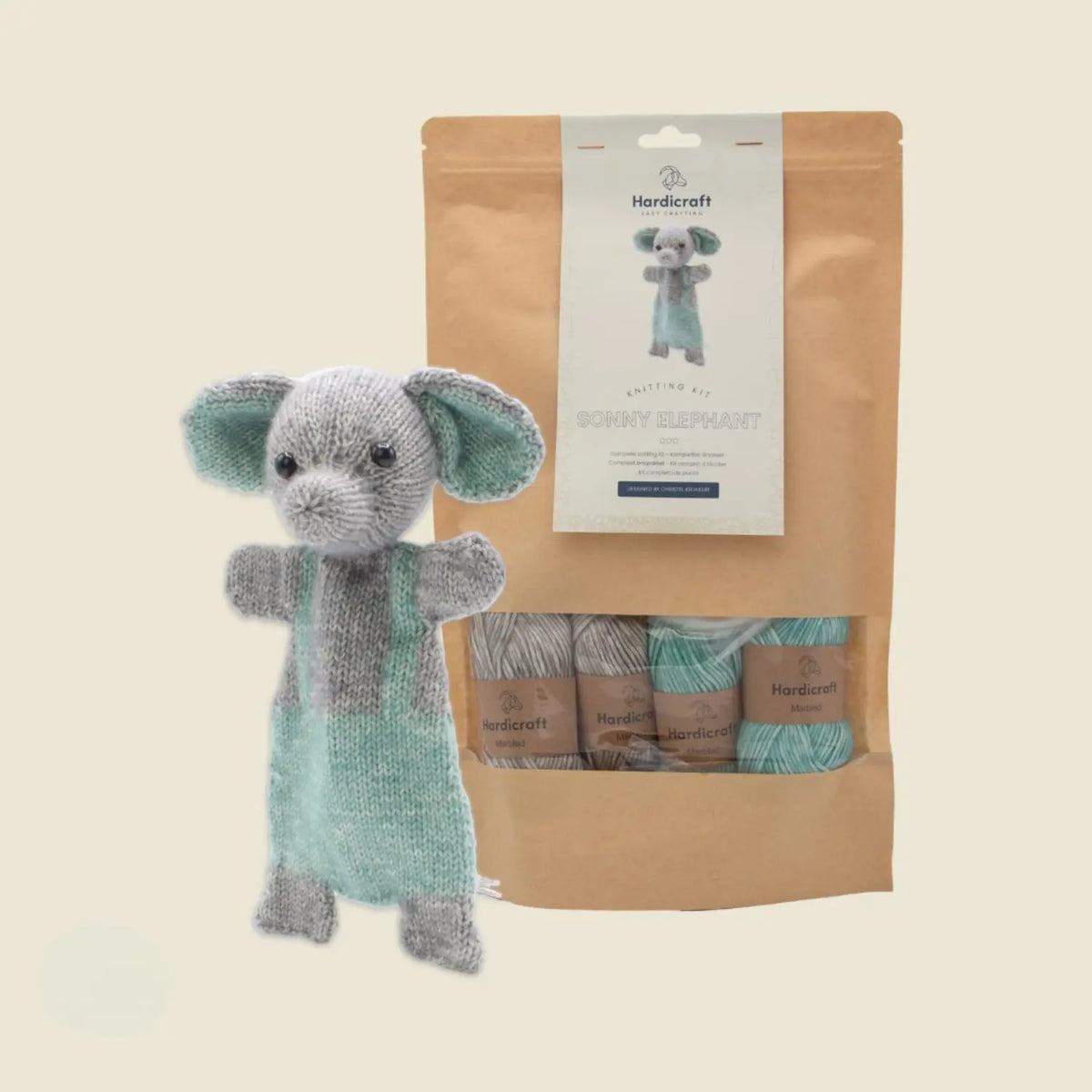 Handicraft Knitting craft kit called 'Sunny Elephant'