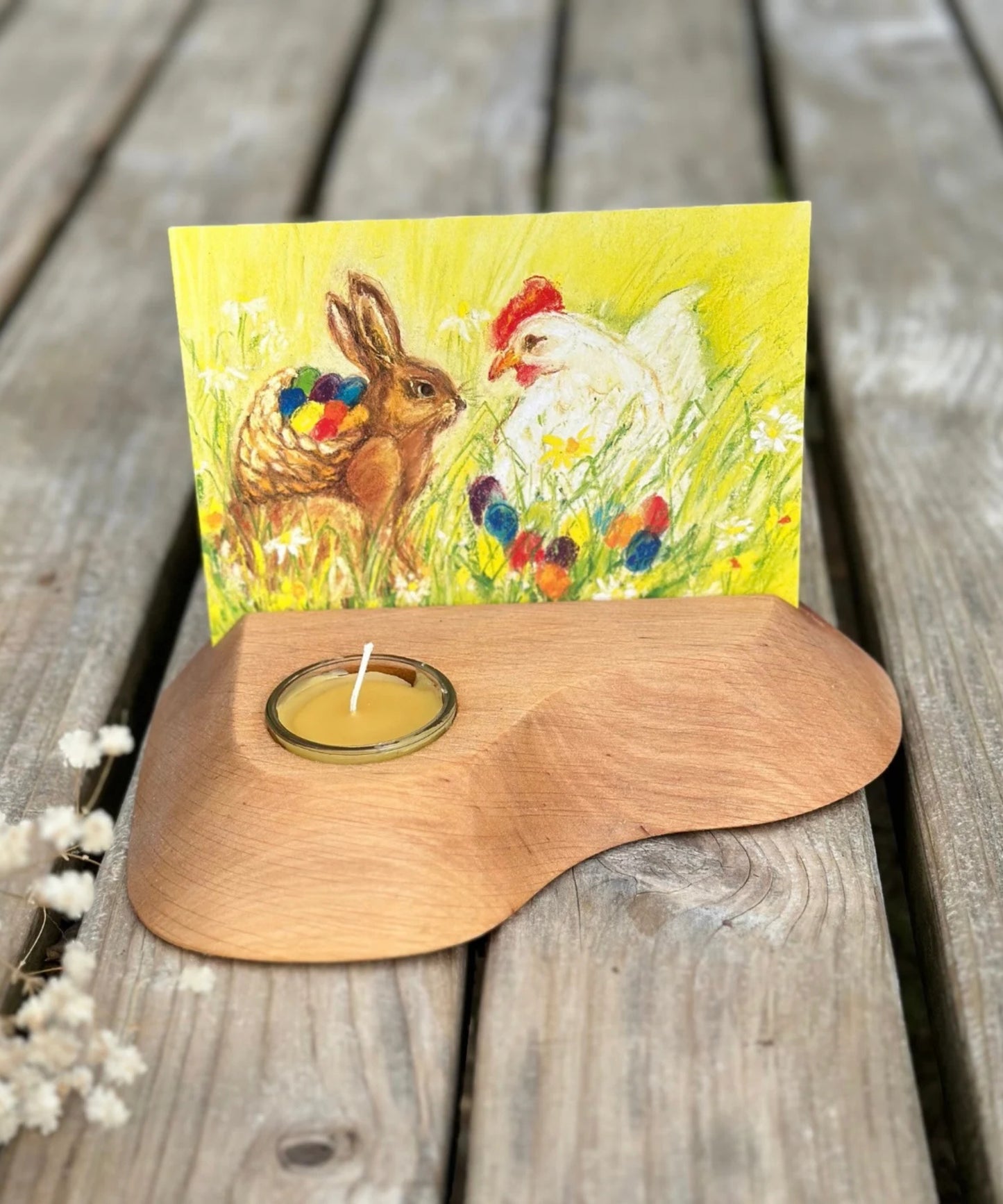 Easter Eggs — Art Postcard by Marjan van Zeyl