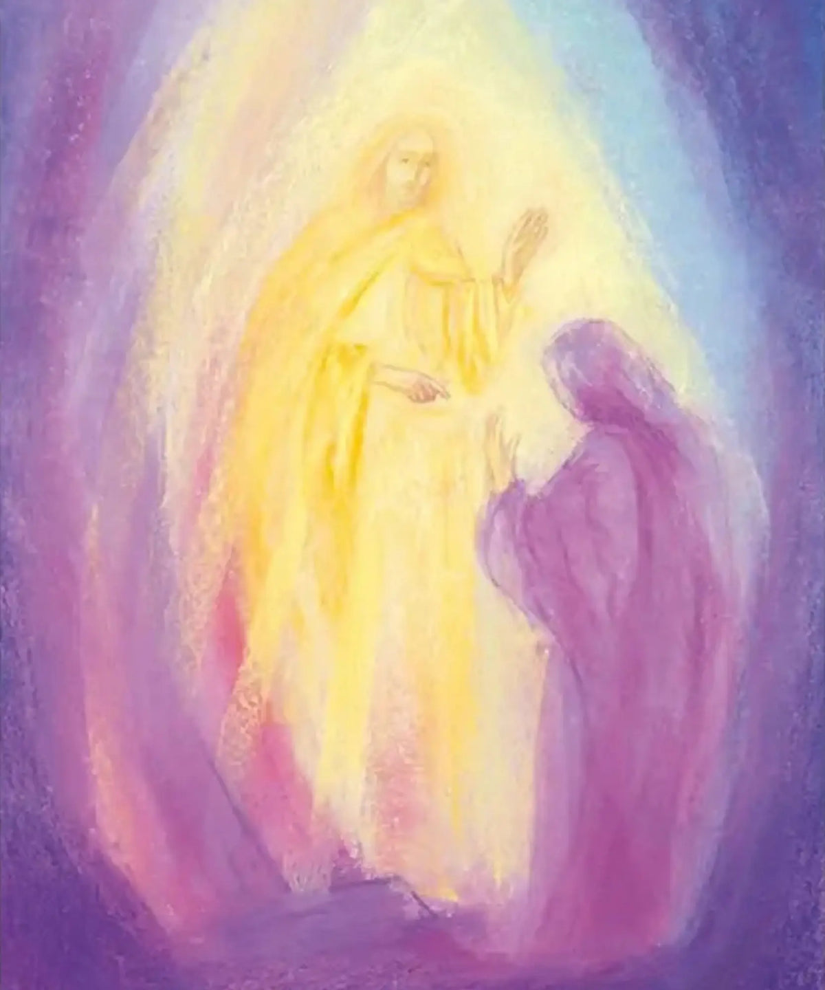 Easter Resurrection postcard by Marjan van Zeyl