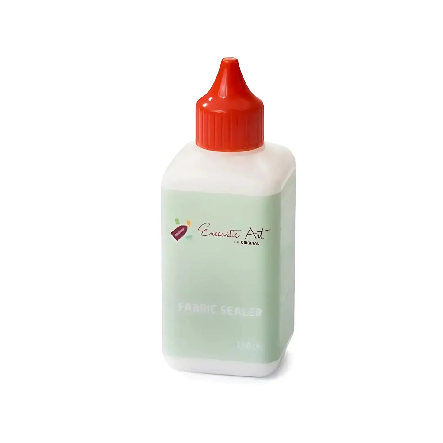Encaustic Art Fabric Sealer to protect and preserve Encaustic art on a white background