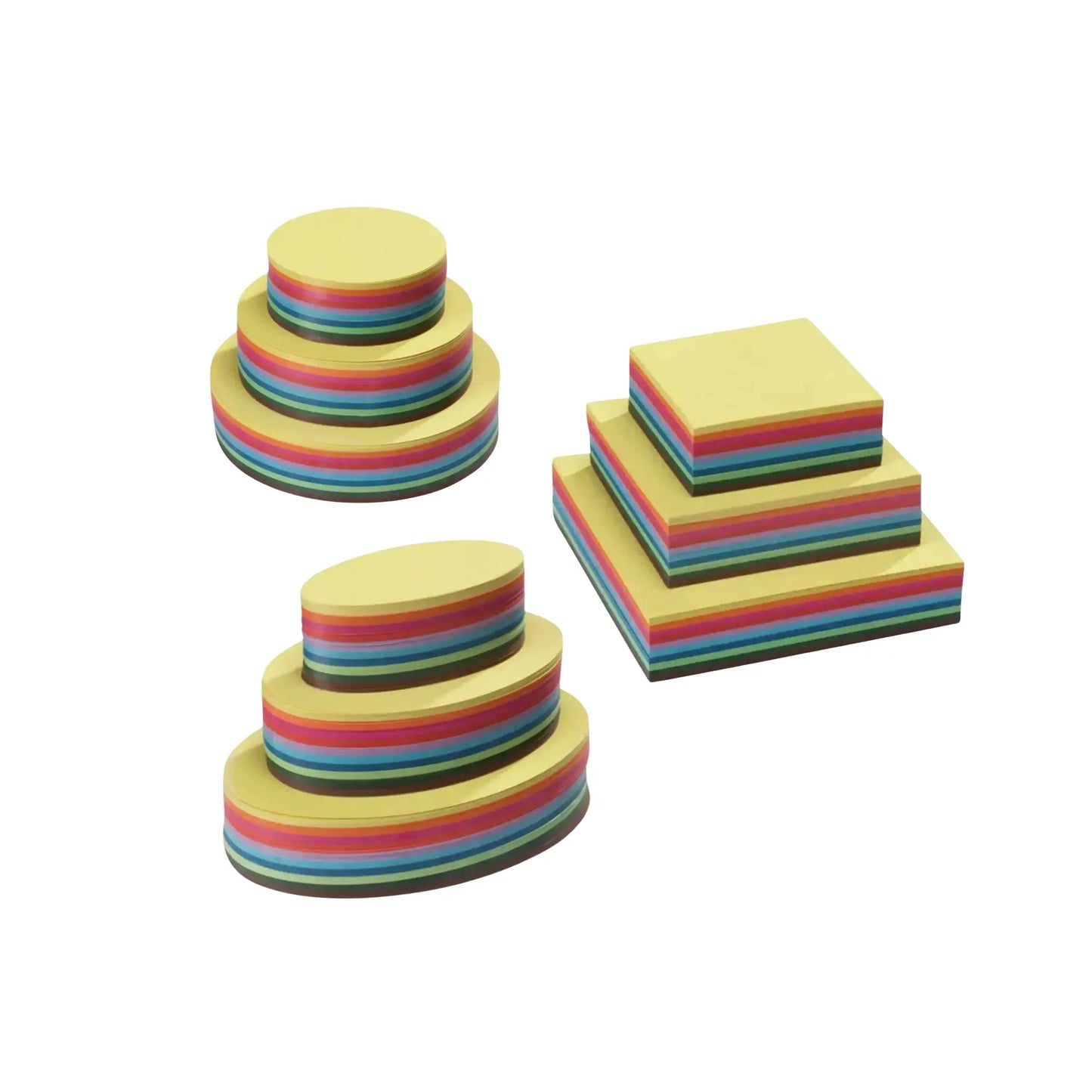 Folding Paper 60 GSM Assorted – 3 Sizes & Shapes | Alder & Alouette