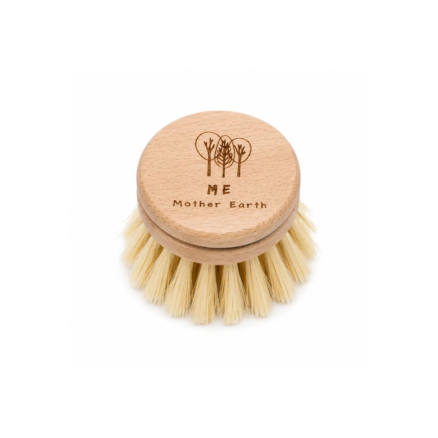 Long Handled Beechwood Dish Brush with Replaceable Head