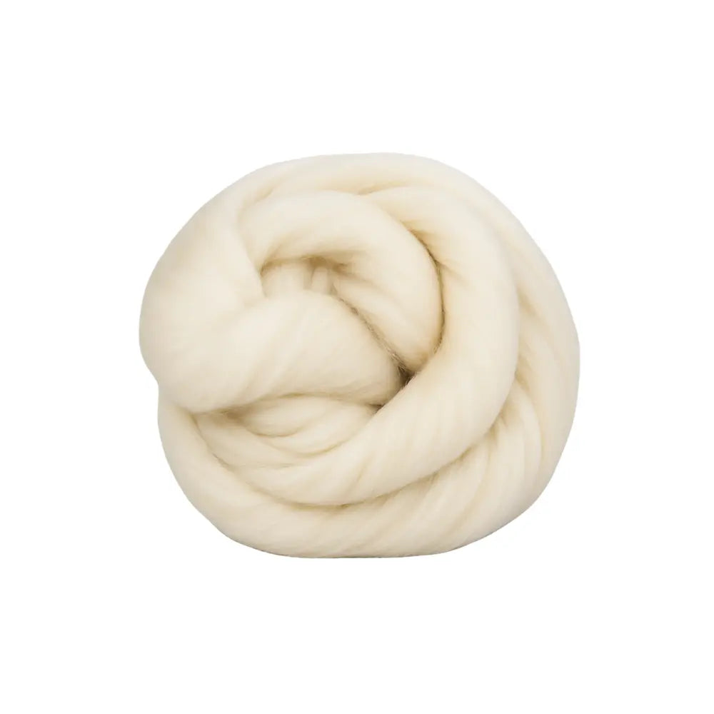 Rambouillet Wool Combed Top for Spinning & Felting 8 ounces (0.5 lb)