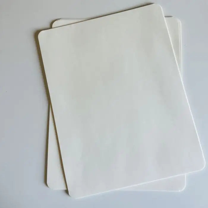 Two white rectangular watercolor papers called Swedish Painting Paper on a light gray background
