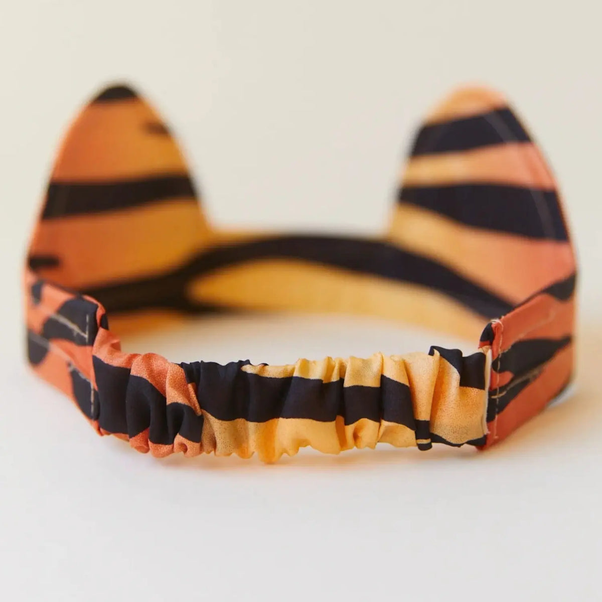 Sarah's Silks tiger play silk ears back view