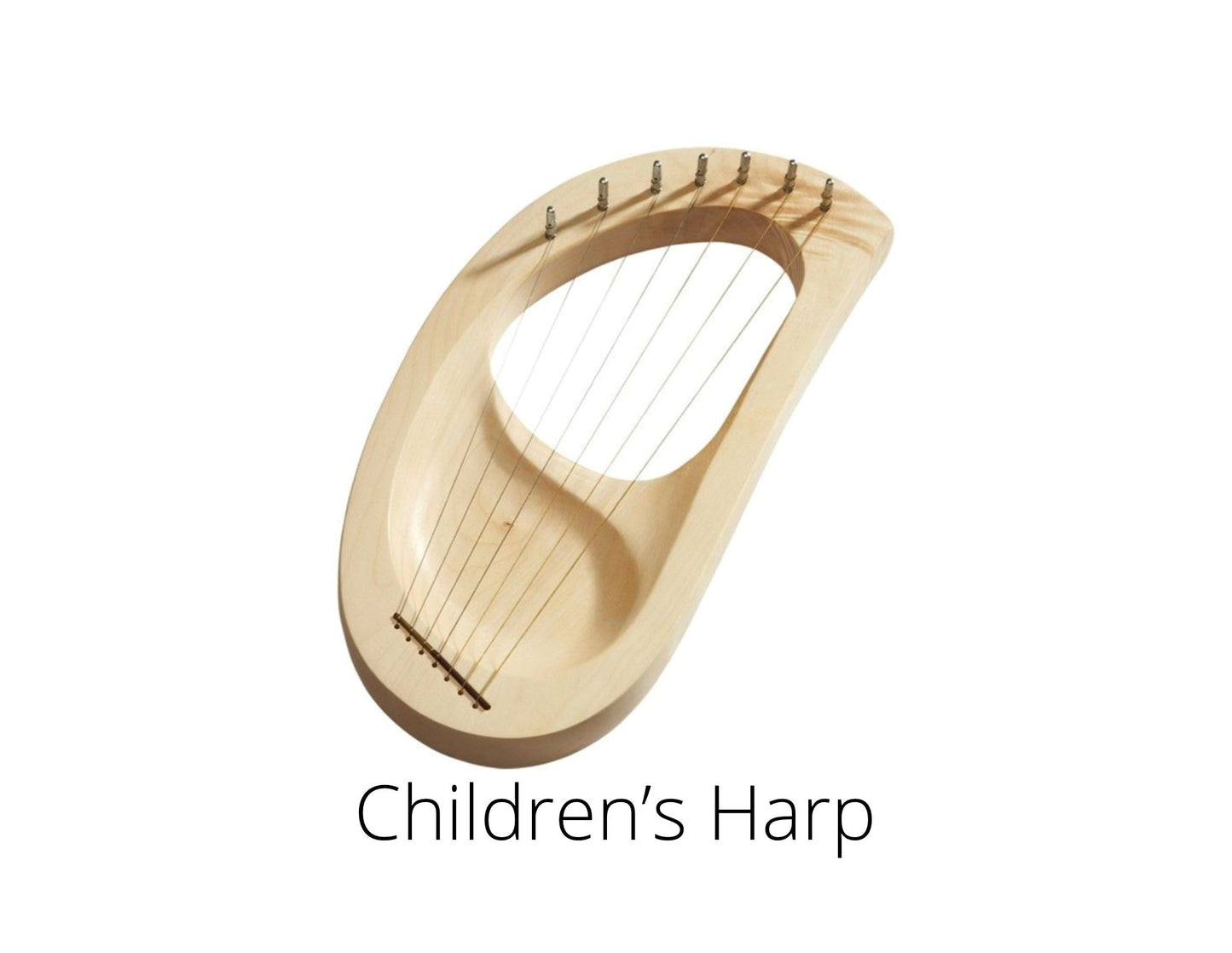 Auris 7-String Set for the Curved Lyre & Harp  on a white background