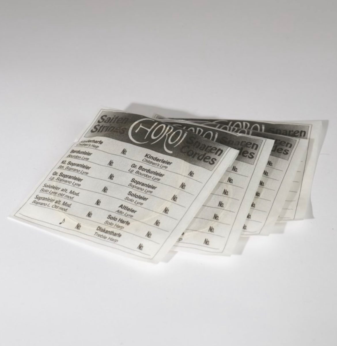 Choroi Pentatonic Children's Harp Set of Strings - Alder & Alouette