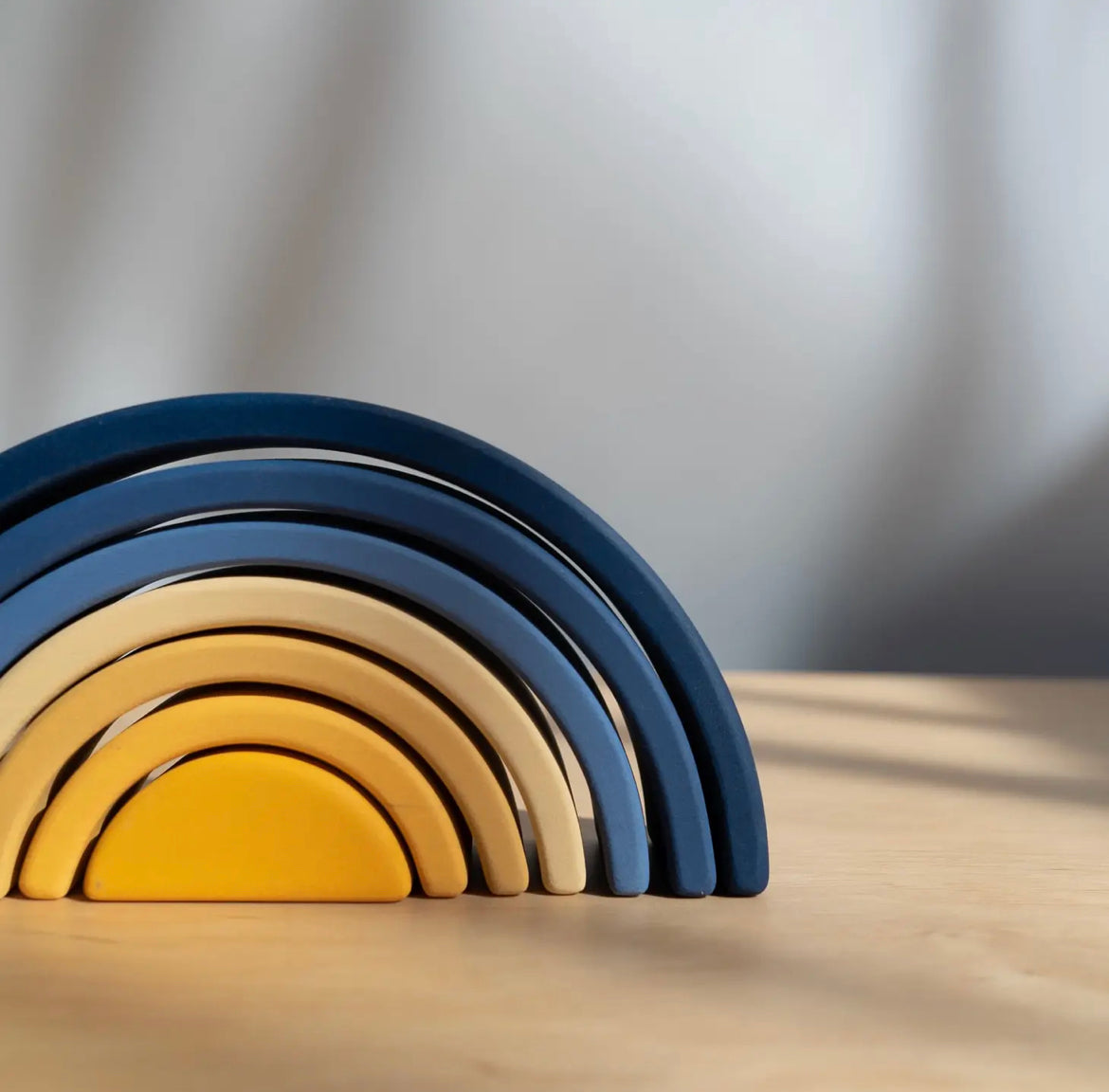 Wooden Rainbow Stacking Toy - Alder & Alouette