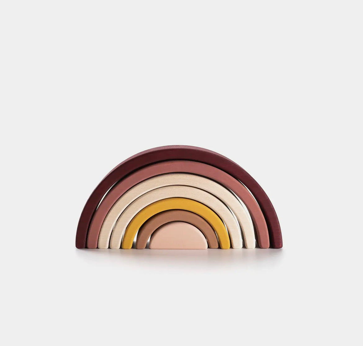 Wooden Rainbow Stacker Toy - Alder & Alouette
