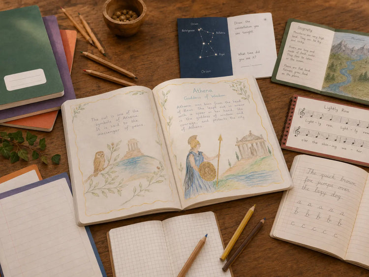 Main Lesson Book Examples Waldorf Lesson Books for Main Lesson & Practice Work – Alder & Alouette