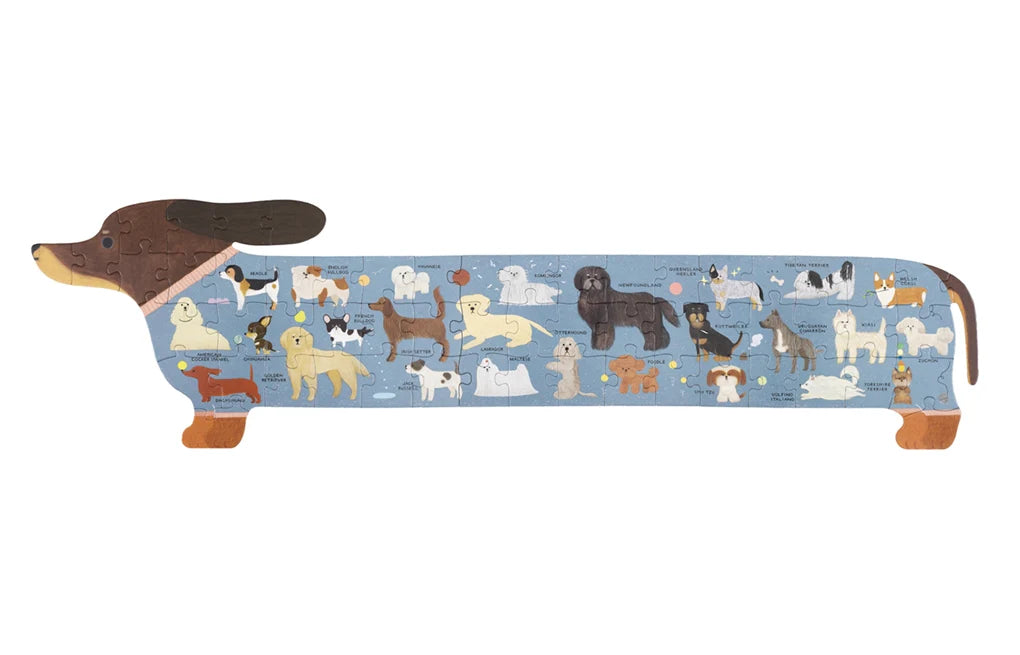 The A to Z of Dogs, 58 Piece Puzzle | Kids Puzzles - Alder & Alouette