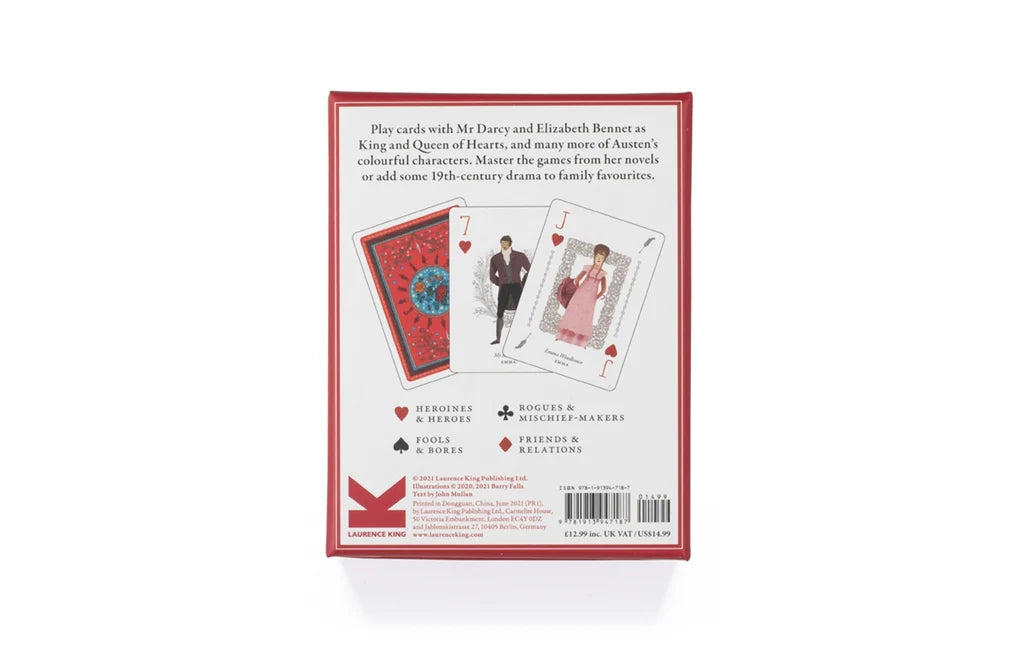 Jane Austen Playing Cards | Jane Austen Gift - Alder & Alouette
