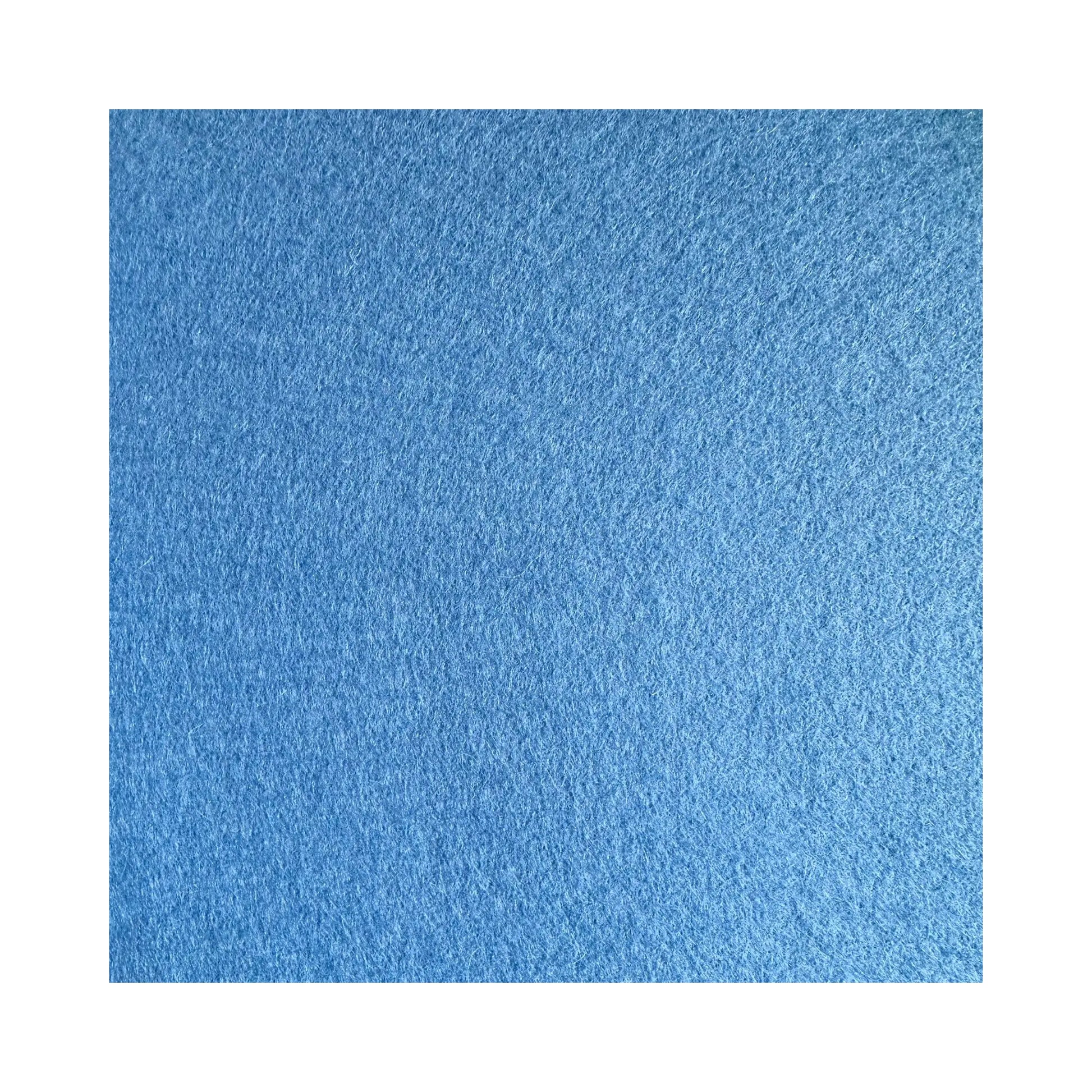 Light Blue Color Swatch for Large Wool Felt Fabric in Whole and Half 