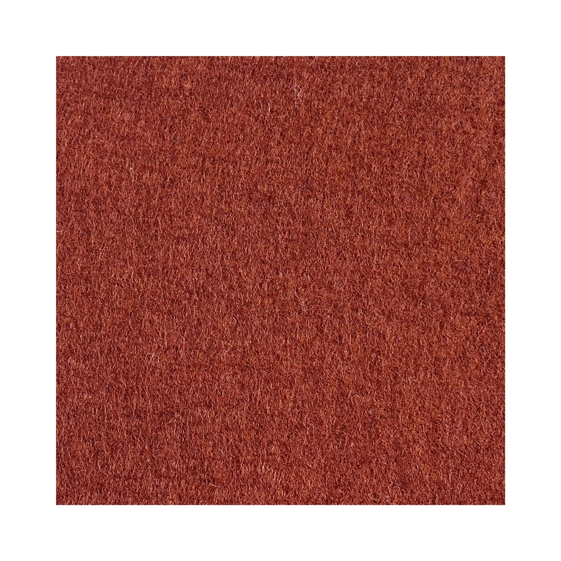 Red Brown Color Swatch for Large Wool Felt Fabric in Whole and Half 