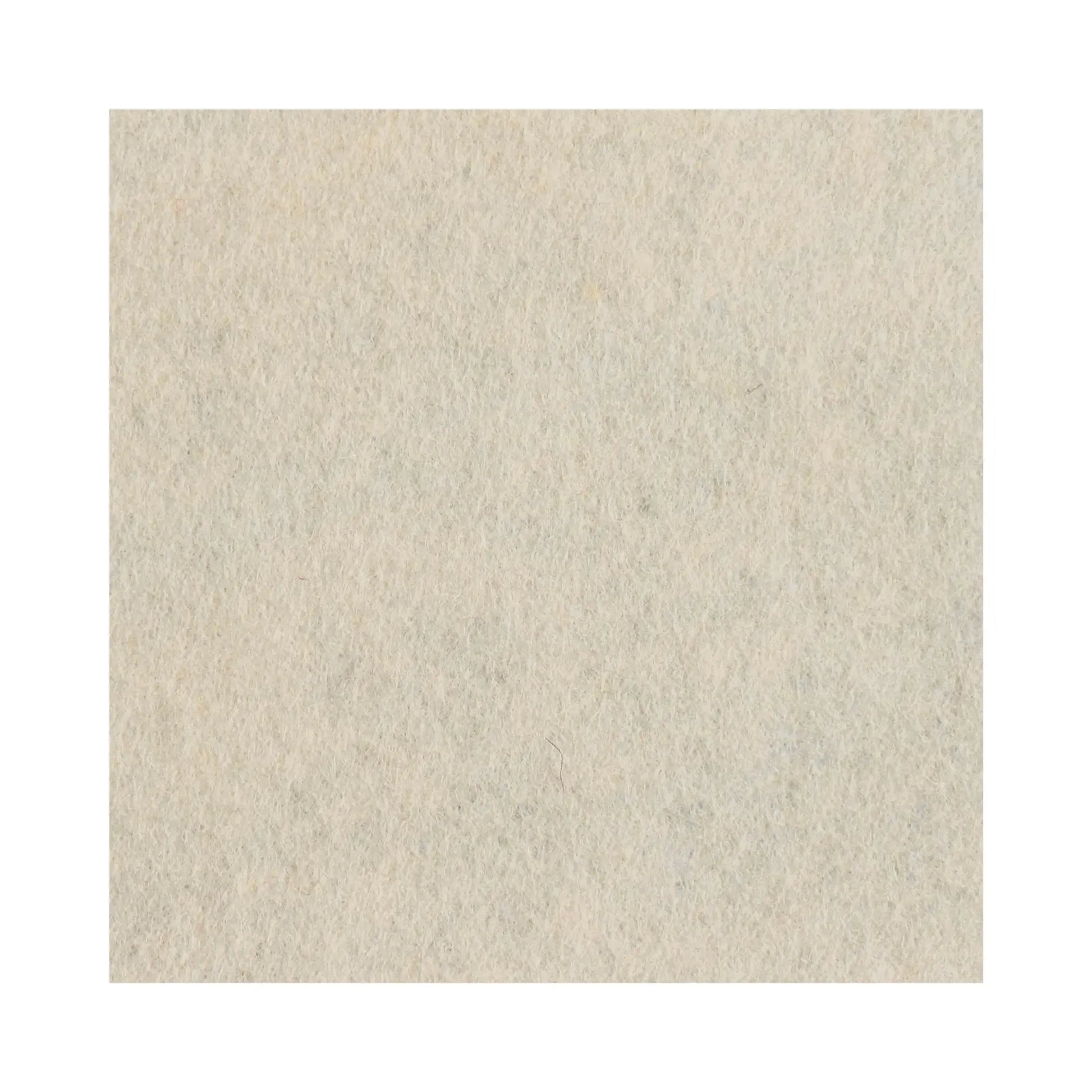 Natural White Color Swatch for Large Wool Felt Fabric in Whole and Half 
