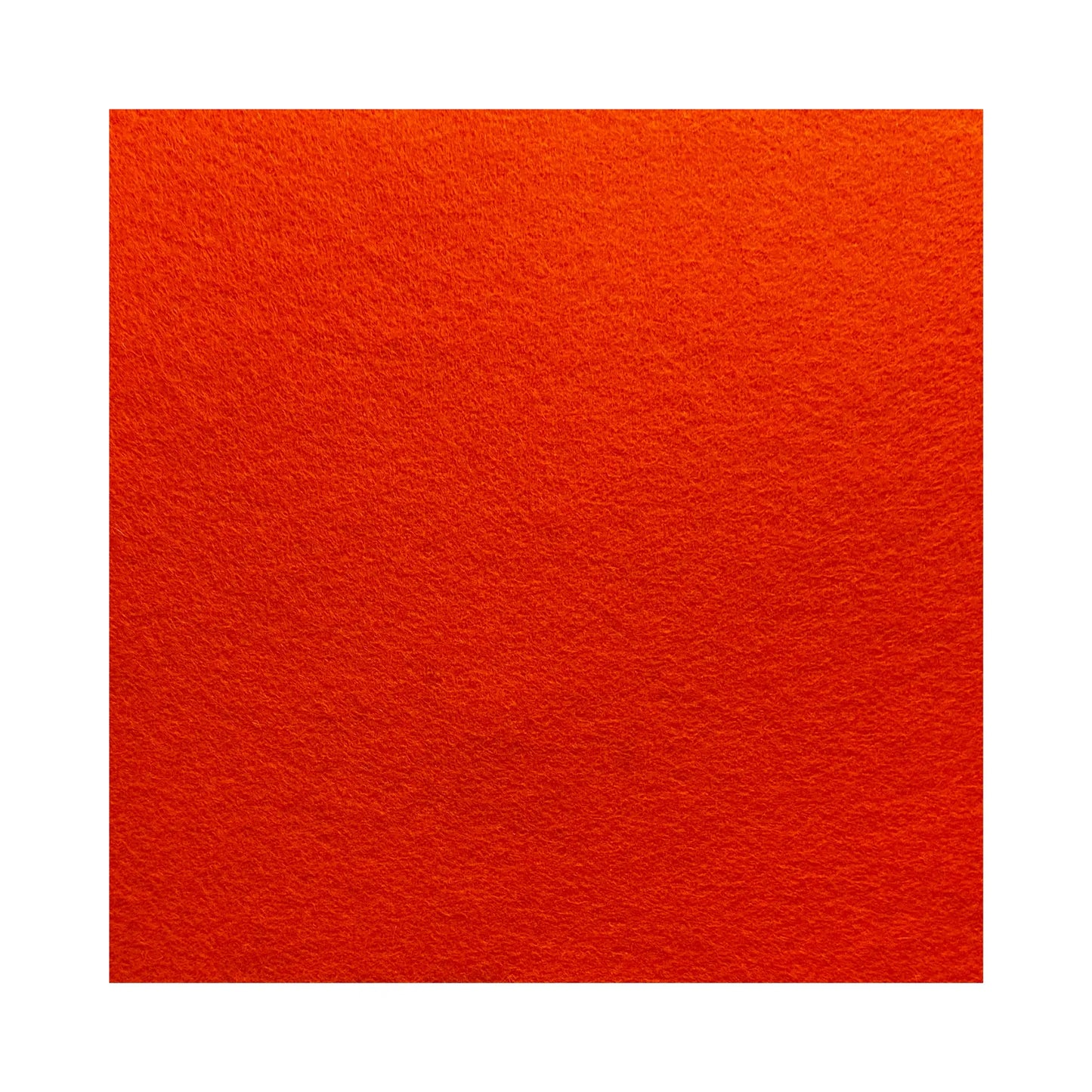 Orange Color Swatch for Large Wool Felt Fabric in Whole and Half Bales