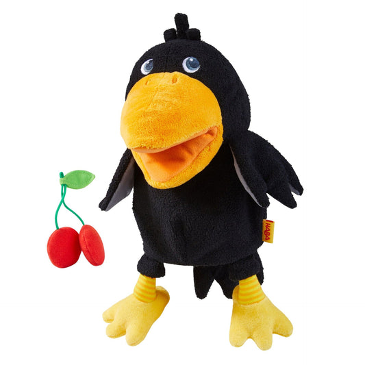 Theo the Raven Glove Puppet – Interactive Soft Toy Puppet by HABA