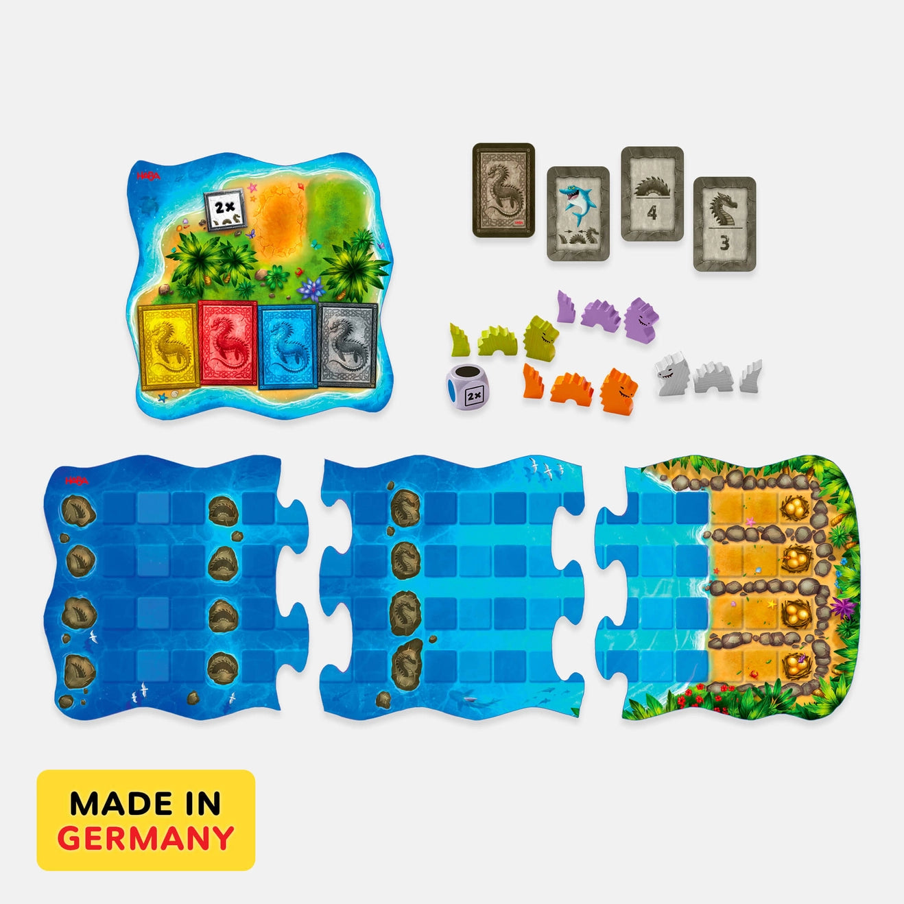 Water Dragons Kids Dice Game by HABA - Alder & Alouette