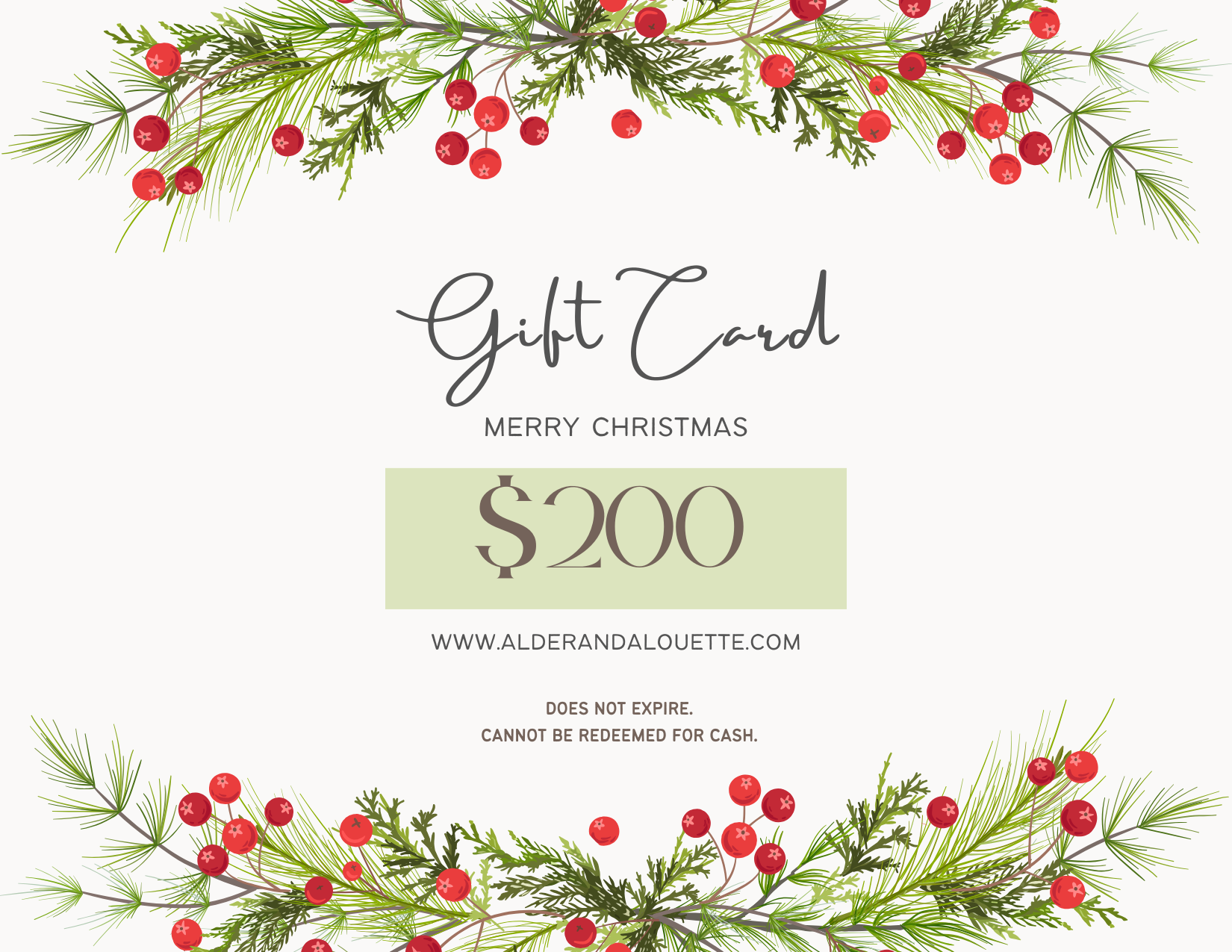 Gift Card | Give the Gift to Choose - Alder & Alouette