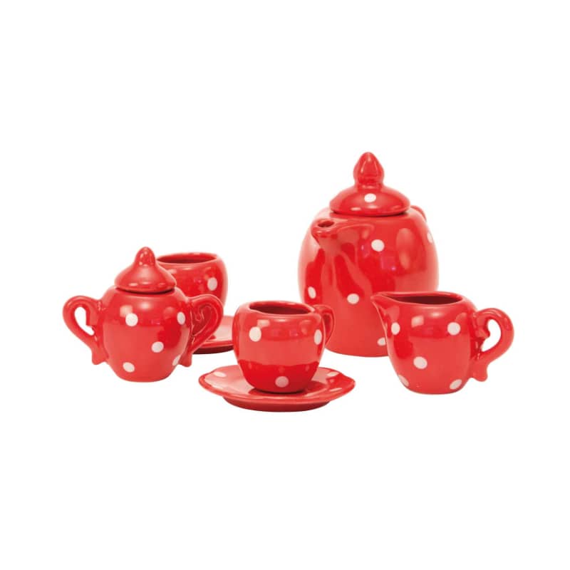 Ceramic Tea Party Set in Suitcase for Children
