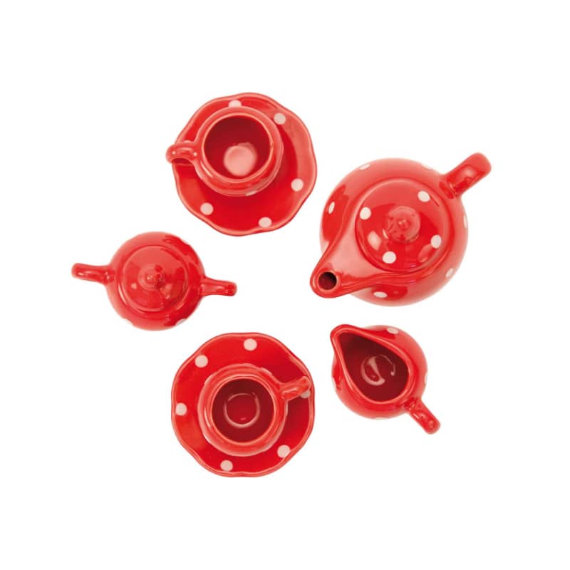 Ceramic Tea Party Set in Suitcase for Children