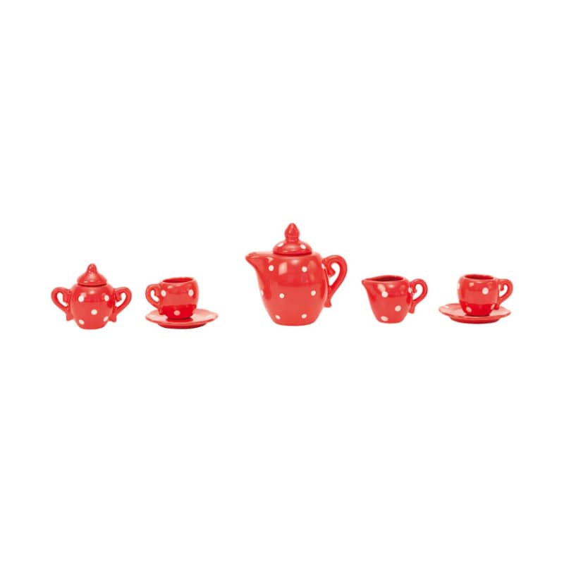 Ceramic Tea Party Set in Suitcase for Children