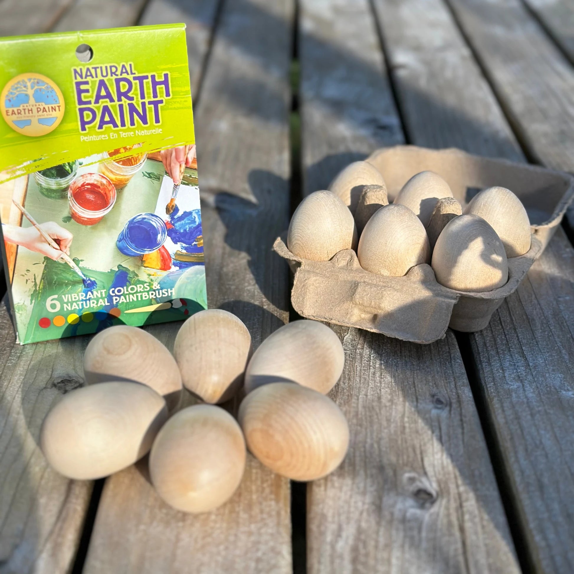 Wooden Egg Painting Kit Easter Craft - Alder & Alouette