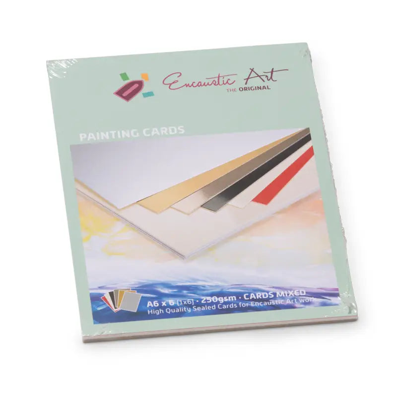 Encaustic Mixed Color Painting Cards – Assorted Colors