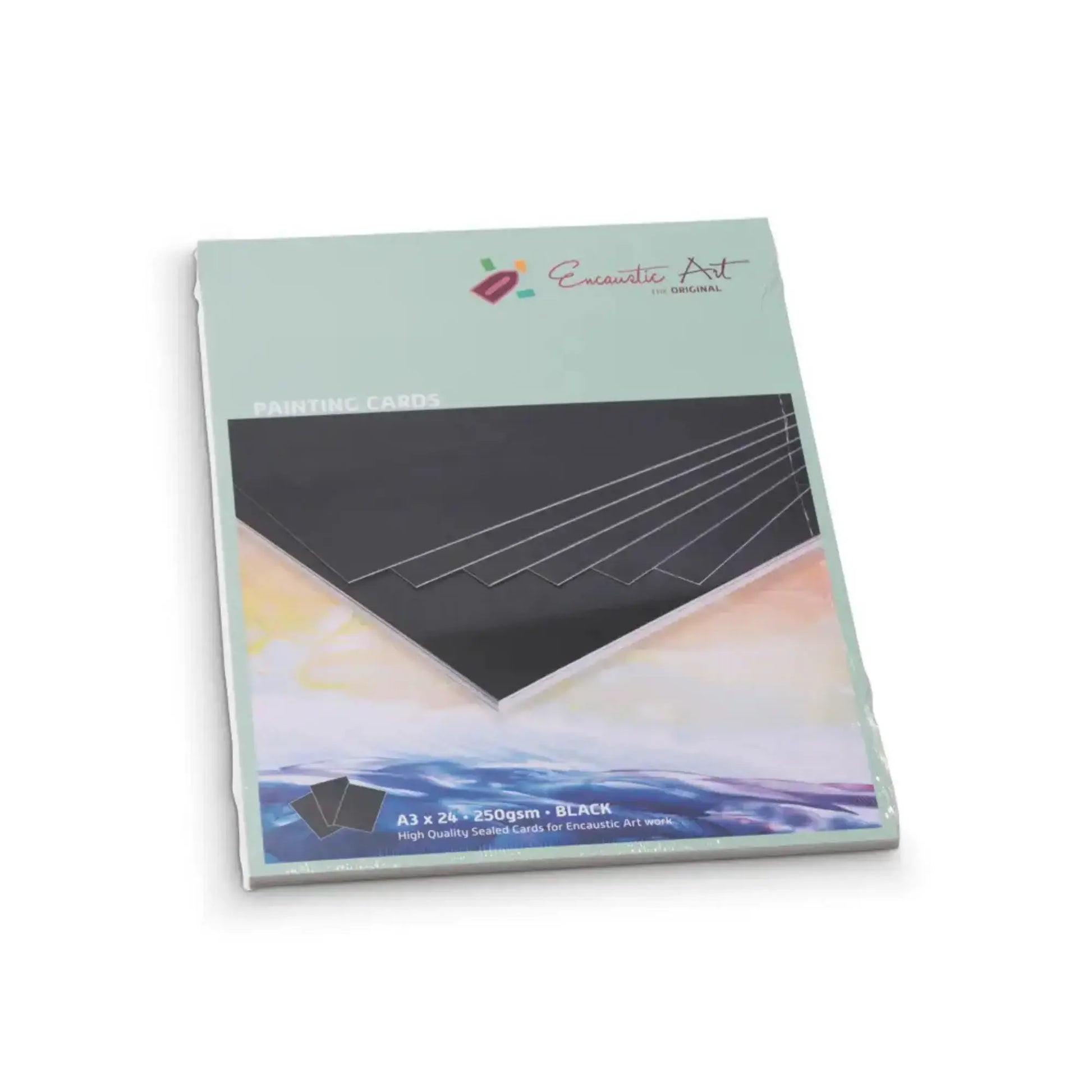 Encaustic Colored Painting Cards, Glossed, A5–A3 - Alder & Alouette