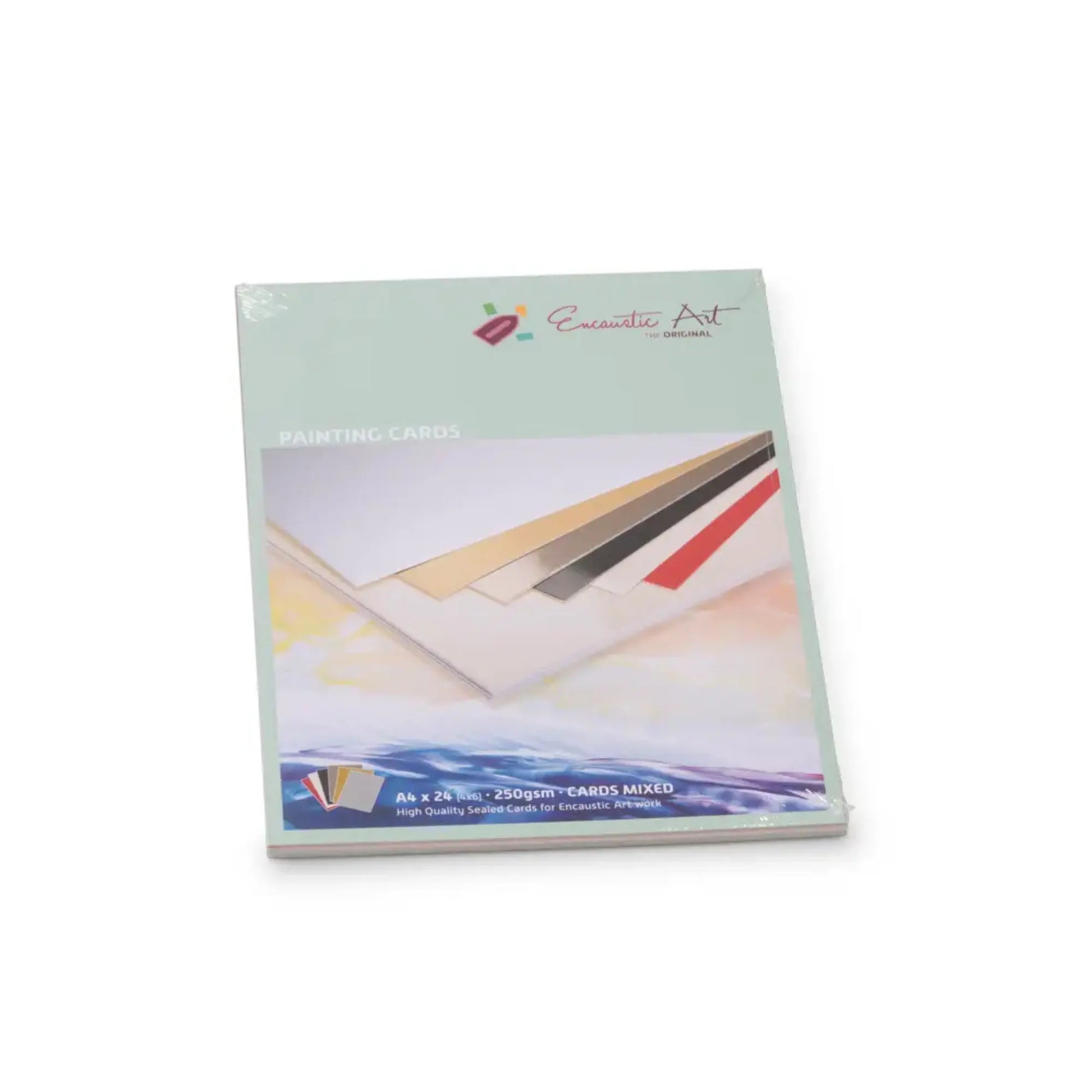 Encaustic Colored Painting Cards, Glossed, A5–A3 - Alder & Alouette