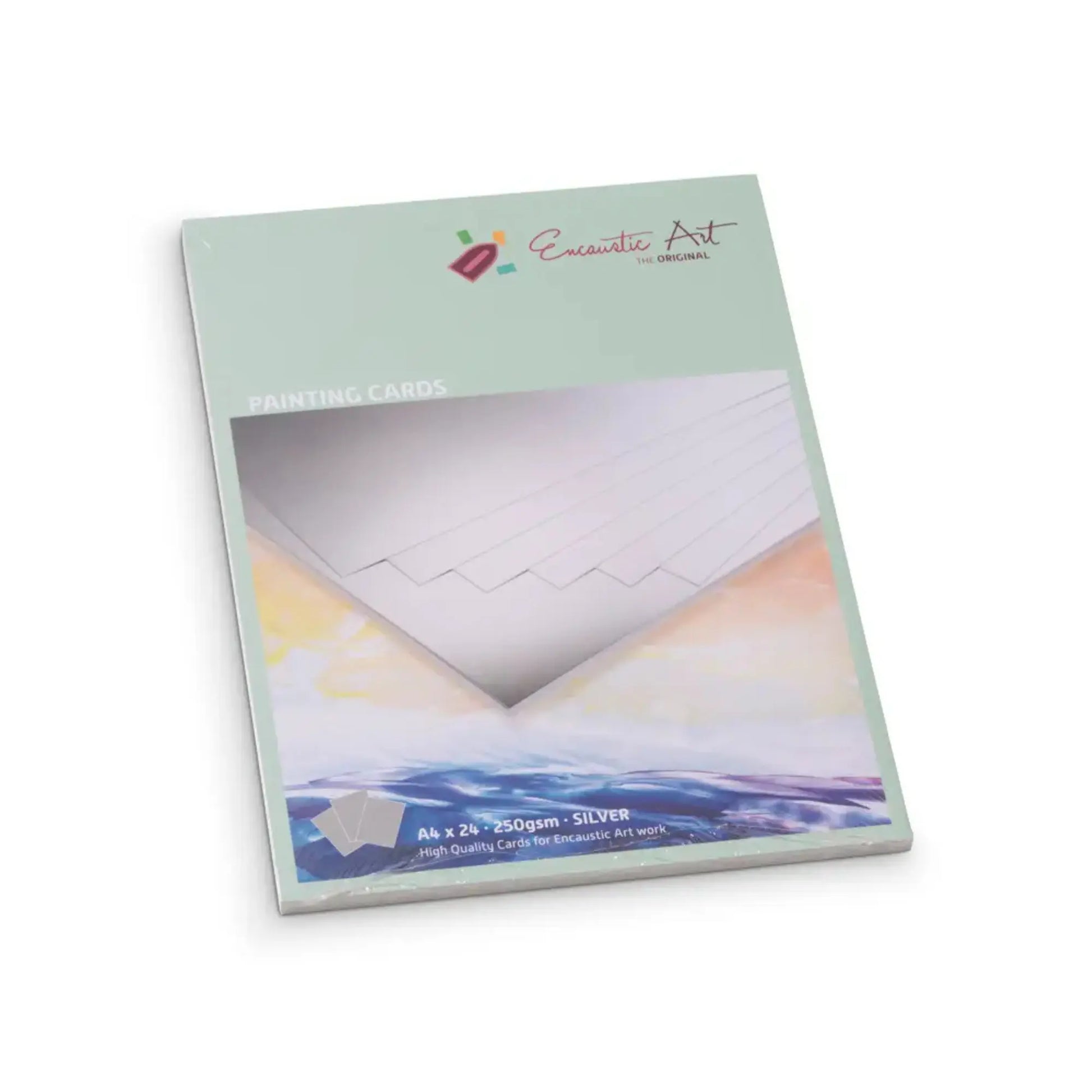 Encaustic Colored Painting Cards, Glossed, A5–A3 - Alder & Alouette