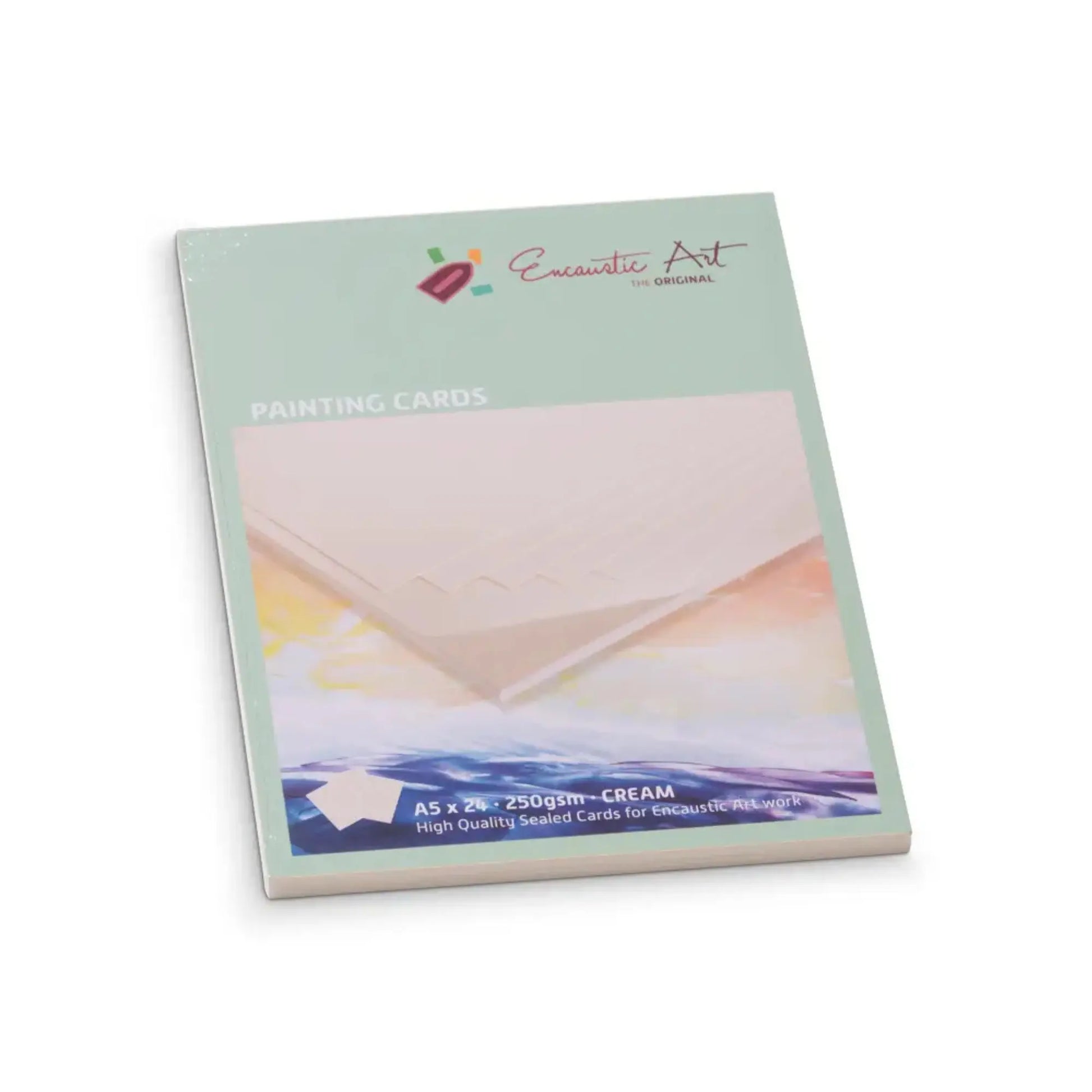 Encaustic Colored Painting Cards, Glossed, A5–A3 - Alder & Alouette
