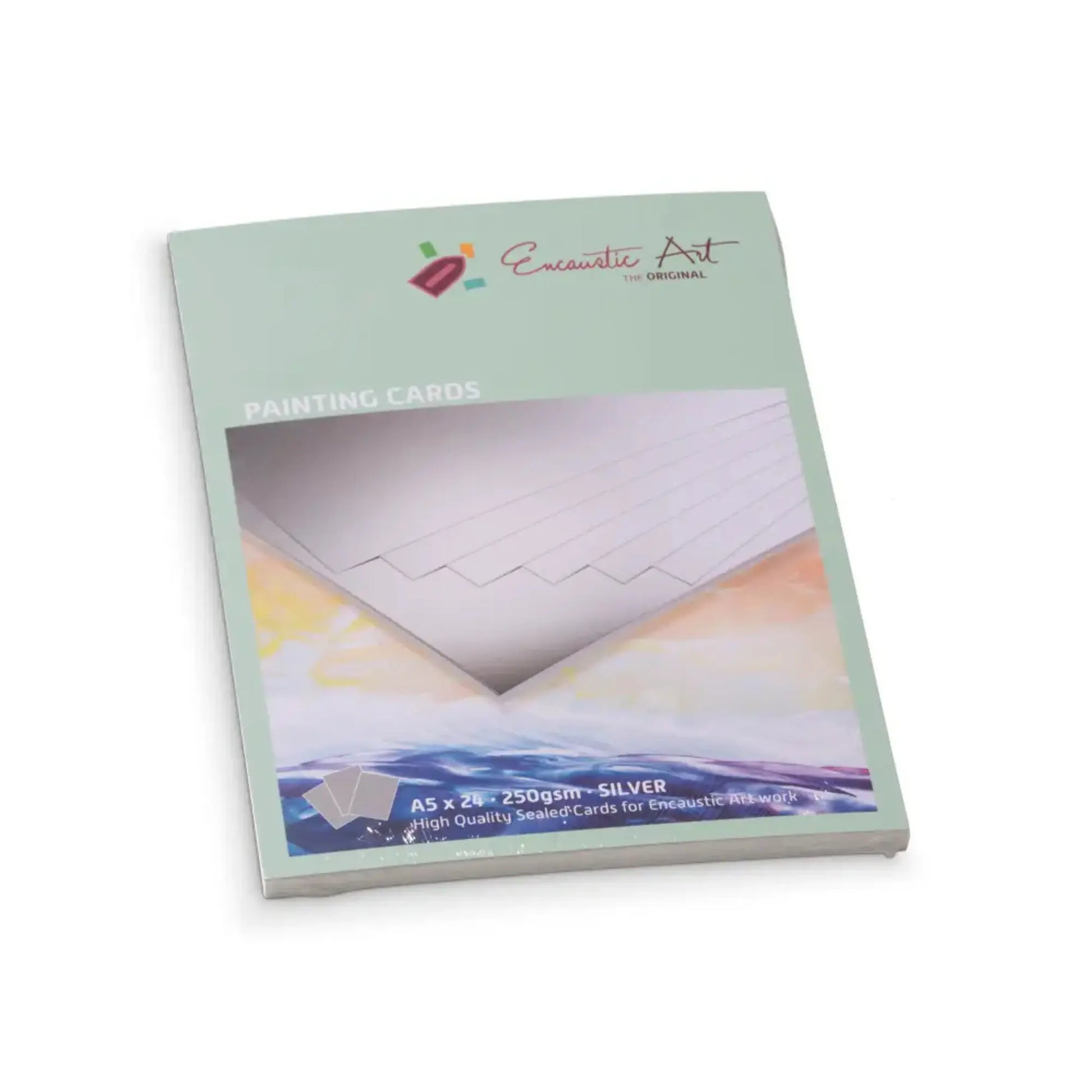 Encaustic Colored Painting Cards, Glossed, A5–A3 - Alder & Alouette