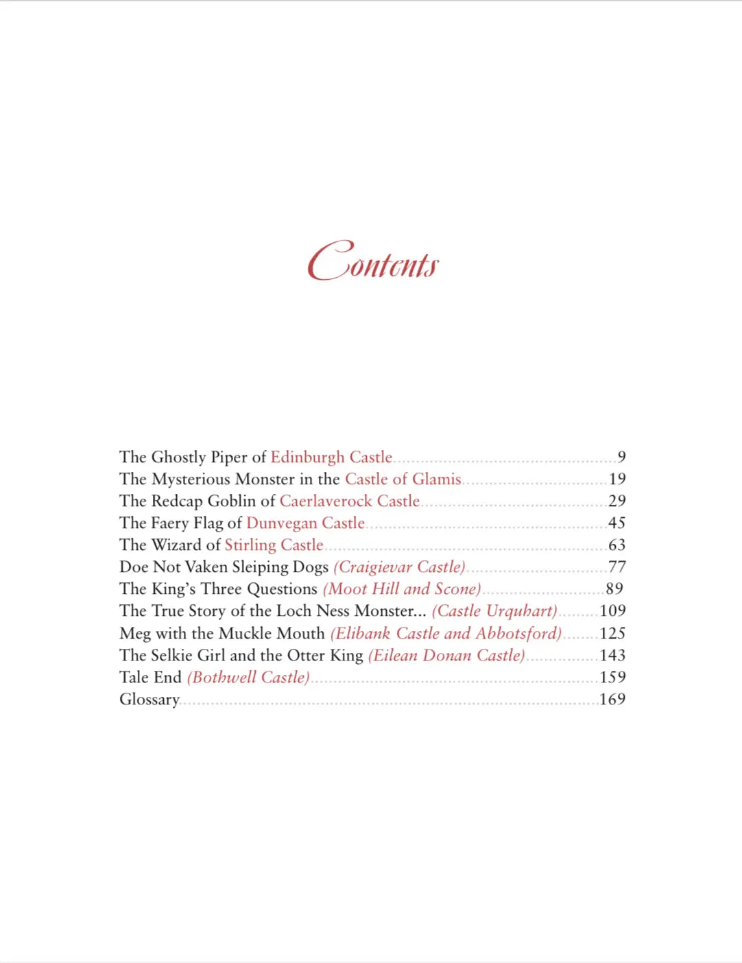 An Illustrated Treasury of Scottish Castle Legends - Alder & Alouette