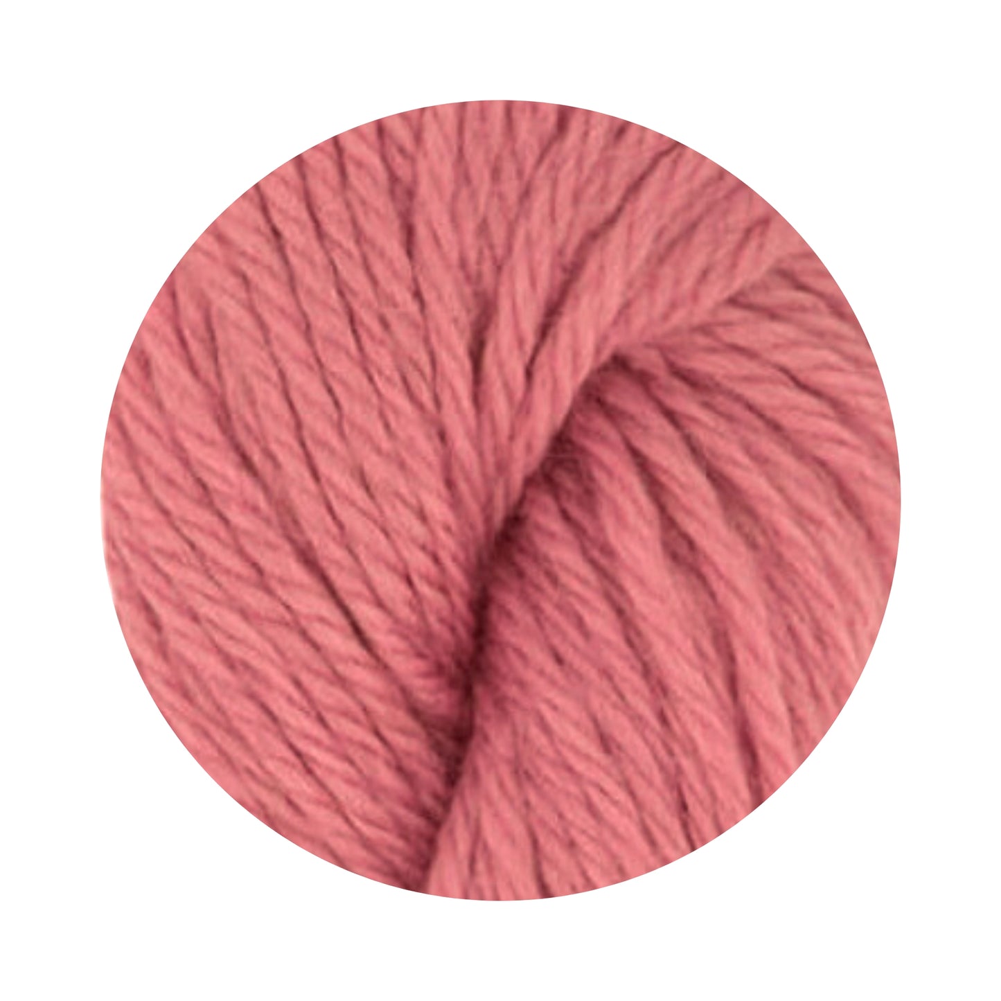 Antique Rose Cotton Yarn Color Swatch
