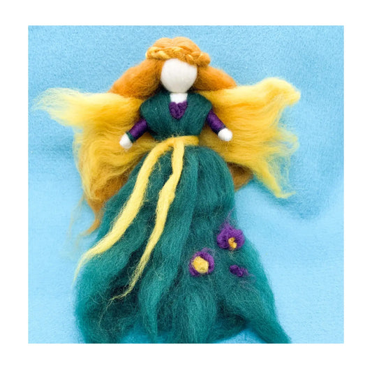 DIY Autumn Wool Fairy Felting Kit - Seasonal Needle Felting